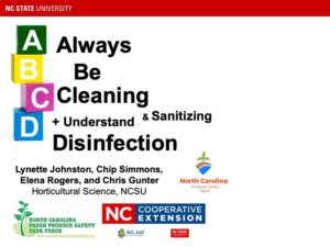 Cover photo for Always Be Cleaning & Sanitizing + Understanding Disinfection Webinar.