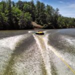 Tubing on Lake James NC