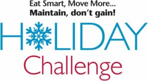 Logo for Holiday Challenge with link to registration