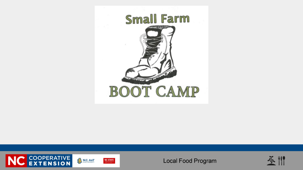 small farm boot camp logo