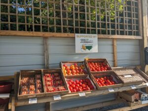 New farm stand in Old Fort
