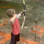 youth shooting archery