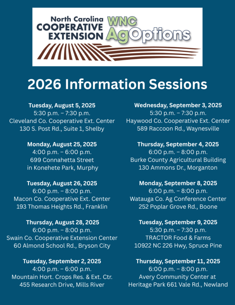 2026 Information Session Dates & Location